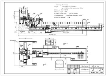 R4M Continuous Casting Machine 1 Bundelkoolstof Machine van het Waterkoelings Ononderbroken Afgietsel