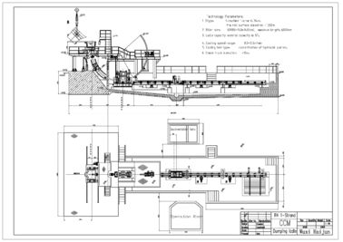 R4M Continuous Casting Machine 1 Bundelkoolstof Machine van het Waterkoelings Ononderbroken Afgietsel